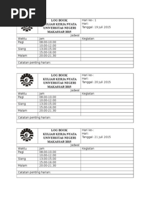 LOG BOOK