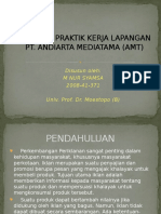 Laporan Praktik Kerja Lapangan PT Amt