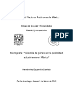 Violencia de Genero en Los Medios de Comunicacion