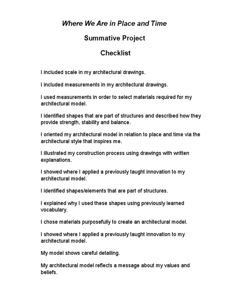 WWPT Checklist | PDF | Career & Growth