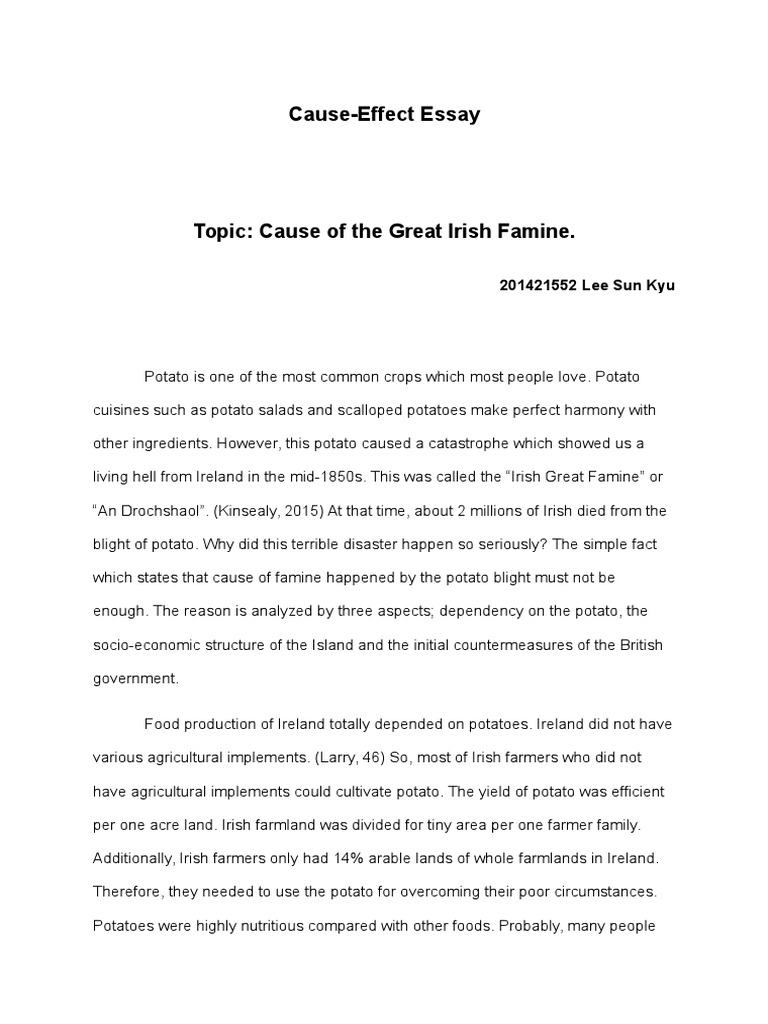 Irish potato picture