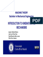 Introduction To Kinematics and Mechanisms