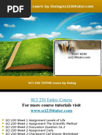  SCI 230 TUTOR Learn by Doing/sci230tutor.com