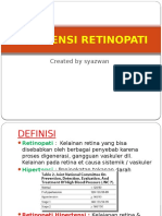 Retinopati Hipertensi: Kelainan Retina & Pembuluh Darah