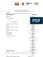 Pseudocódigo DIAGRAMA areas