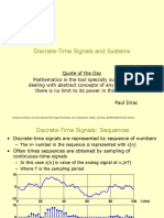 Lecture 3 DSP Discrete-Time Signals and Systems