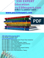 PSY 330 EXPERT Education Expert/psy330expert.com