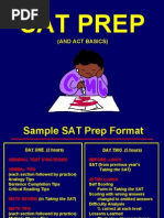 SAT Prep - ACT Basics