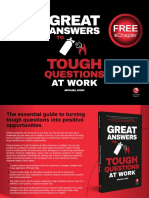 Great Answers to Tough Questions at Work Sample Chapter