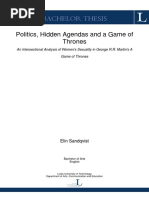 Download Politics Hidden Agendas and a Game of Thrones by Reinhold Acacio SN313786777 doc pdf