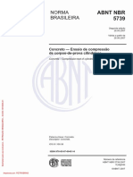 NBR 5739 - Concreto - Ensaio de Compressão de Corpos-De-prova Cilíndricos