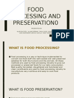 Food Processing and Preservation0