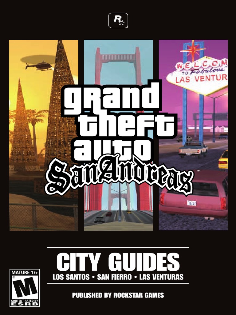 Manuel D'instructions GTA San Andreas - PlayStation 2 PS2 - Bon état