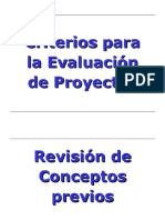 Clase 4 Indicadores Evaluacion de Proyectos