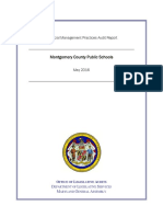 Maryland State Audit of Montgomery County Public Schools