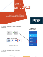 21. La Renovada Vista Del Moderador en PowerPoint 2013