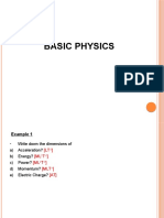 Chapter 1 - Basic Physics Tutorial