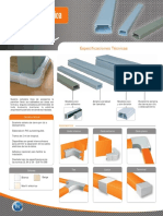 Especificaciones Canaletas