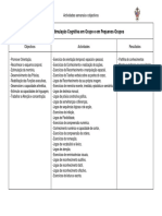 Actividades Semanais Objectivos