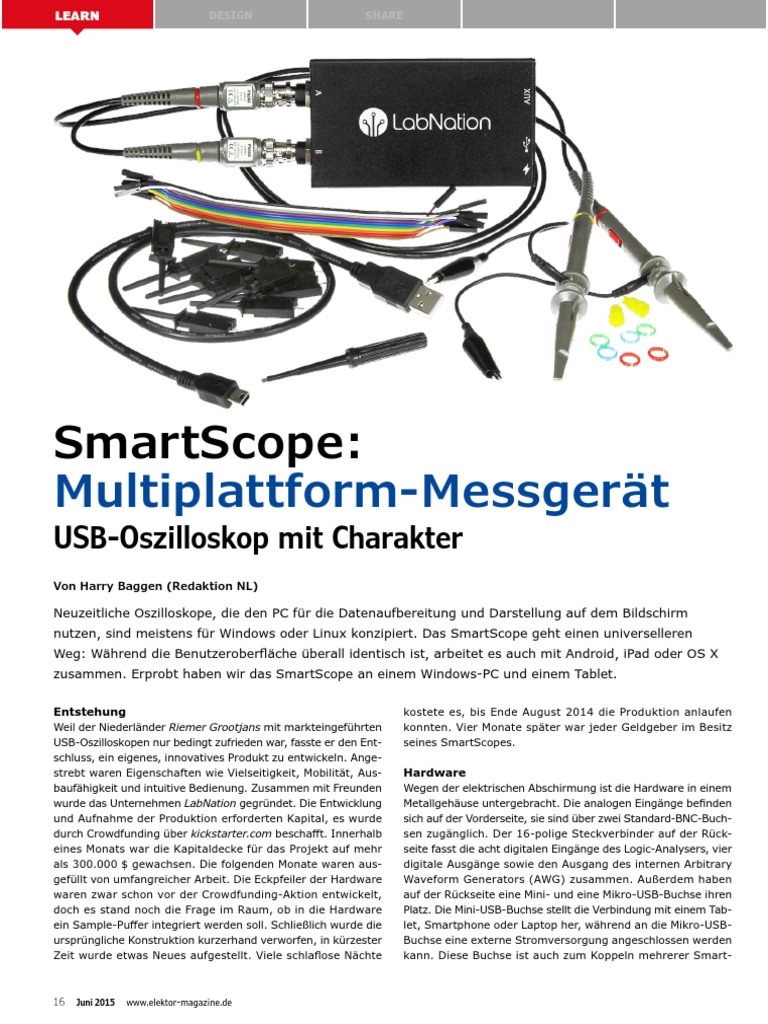 Elektor Artikel Zu Smartscope | PDF