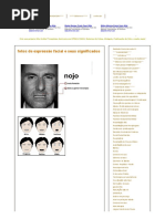 Fotos de Expressão Facial e Seus Significados