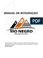 Manual Integração Mineradora Rio Negro
