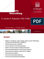 Data Smoothing: D. Gordon E. Robertson, PHD, FCSB