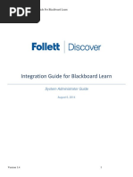 Download Follett Discover Integration Guide for Blackboard Learn v1 4 by sschkade SN313820303 doc pdf