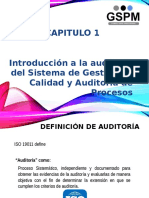 Capitulo 1 Introduccion A La Auditoría Del Sistema de Gestión de Calidad y Auditoria de Procesos