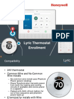 Lyric Thermostat - Total Connect 2.0 Enrollment Guide