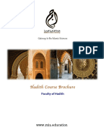MIU Hadith Brochure .Compressed