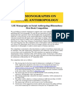 LSE Monographs On Social Anthropology 2015 16