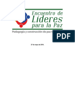  Encuentro de líderes para la Paz