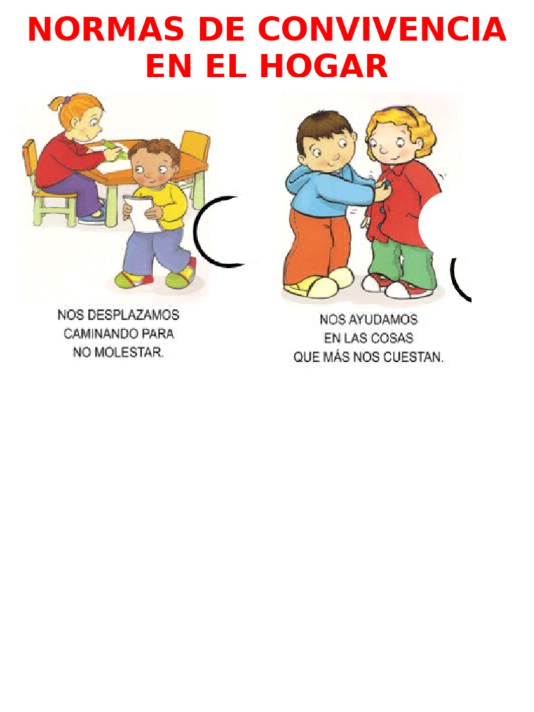 Normas de Convivencia en El Hogar | PDF