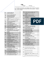 CDI Test de Detección de Indicadores Depresivos