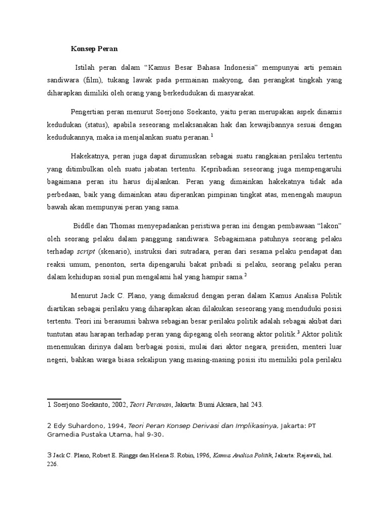 Konsep Peran Pdf