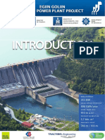 Brochure: Brief Introduction To Egiin Goliin Hydro Power Plant Project