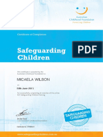 Safeguarding Children Certificate