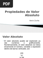 Propiedades de Valor Absoluto