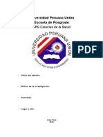 Estructura Del Proyecto Investigación-Desarrollado