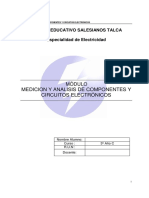 e2 Medicion y Analisis de Componentes y Circuitos Electricos y Electronicos