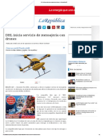 DHL Inicia Servicio de Mensajería Con Drones _ La República EC