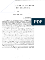 Problemas de La Cultura Musical en Colombia Andres Pardo Tovar