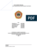 Contoh Project Charter Pengadaan Laptop Sekretariat DPRD Kabupaten Tanah Bumbu