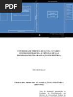 Trabalho, Medicina e Legislação Na Colombia 1910-1946 (Final Biblioteca)