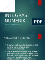 Power Point Integrasi Numerik