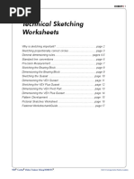 Technical Sketching Worksheets