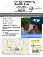 Medical / Médico Pediatrics / Pediatría Dental / Dentista Acupuncture / Acupuntura Blood Pressure / Chequeo de La Blood Sugar Test / Examen de
