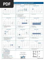 instructional calendar 2016-2017