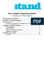 New Chapter Organizing Guide: A Handbook For STAND Activists